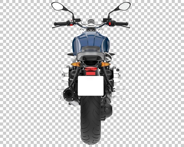 Bicicleta de carretera sobre fondo transparente. Representación 3d - ilustración