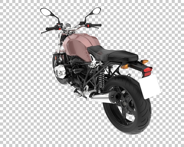 Bicicleta de carretera sobre fondo transparente. Representación 3d - ilustración