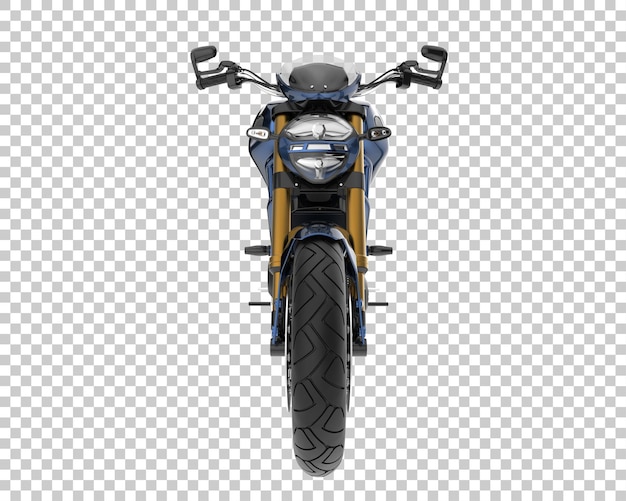 Bicicleta de carretera sobre fondo transparente. Representación 3d - ilustración