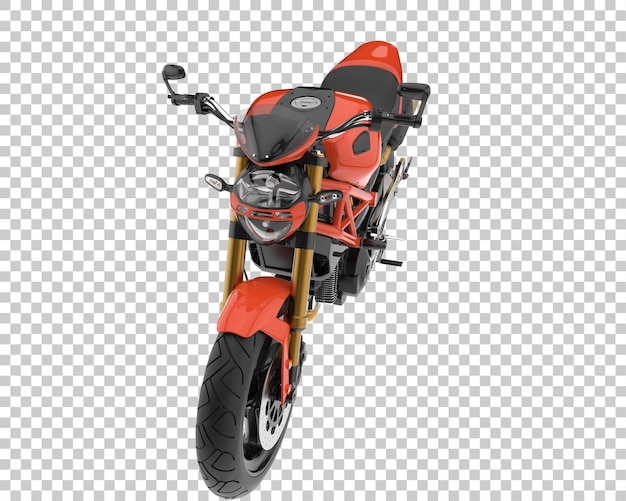 Bicicleta de carretera sobre fondo transparente. Representación 3d - ilustración