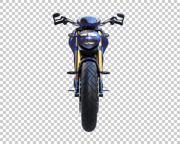 Bicicleta de carretera sobre fondo transparente. Representación 3d - ilustración