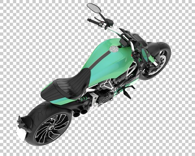 Bicicleta de carretera sobre fondo transparente. Representación 3d - ilustración