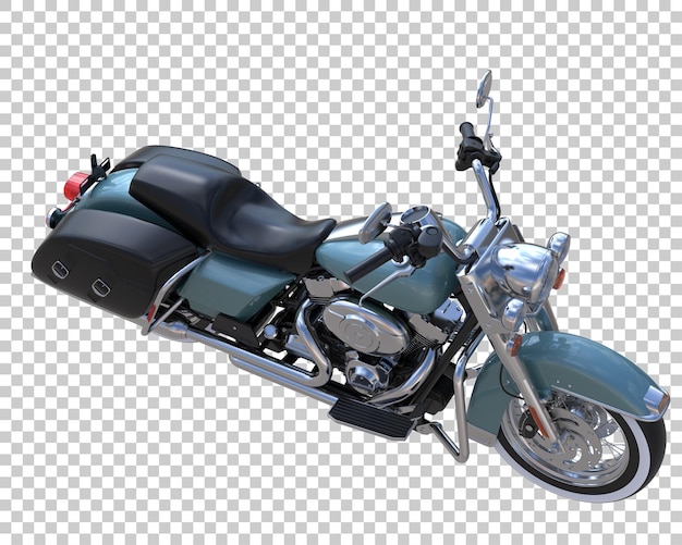 Bicicleta de carretera sobre fondo transparente. Representación 3d - ilustración