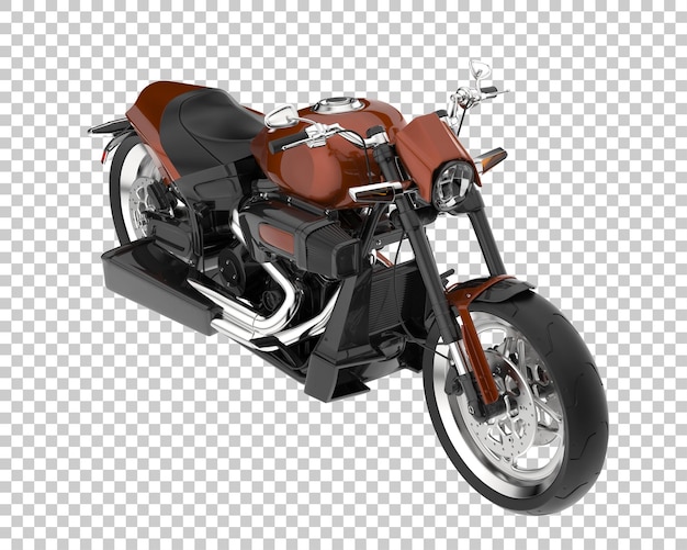Bicicleta de carretera sobre fondo transparente. Representación 3d - ilustración