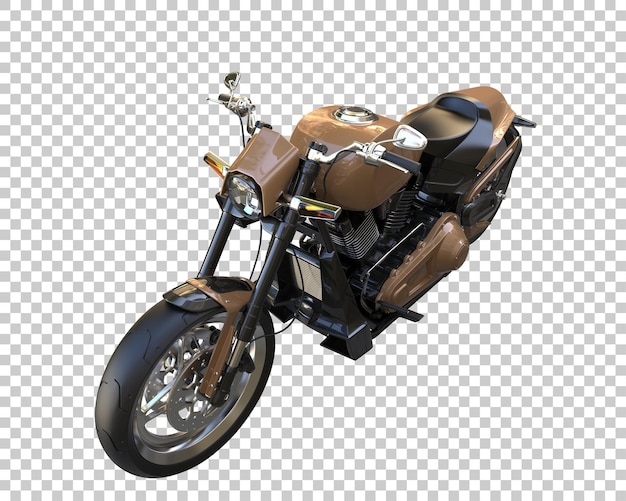 Bicicleta de carretera sobre fondo transparente. Representación 3d - ilustración