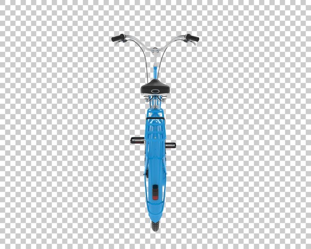 Bicicleta de la ciudad aislada en el fondo Ilustración de renderización 3D
