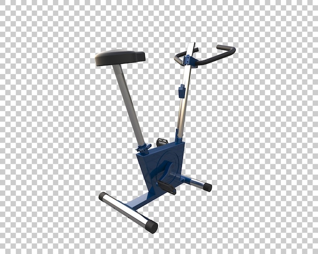 Bicicleta magnética aislada en el fondo Ilustración de renderización 3D