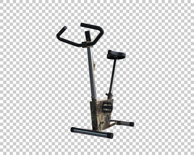 PSD bicicleta magnética isolada no fundo ilustração de renderização 3d