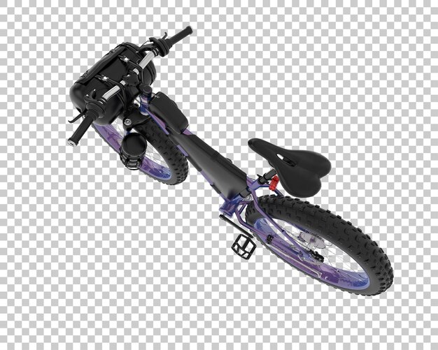 Bicicleta de montaña aislada en el fondo Ilustración de renderización 3D