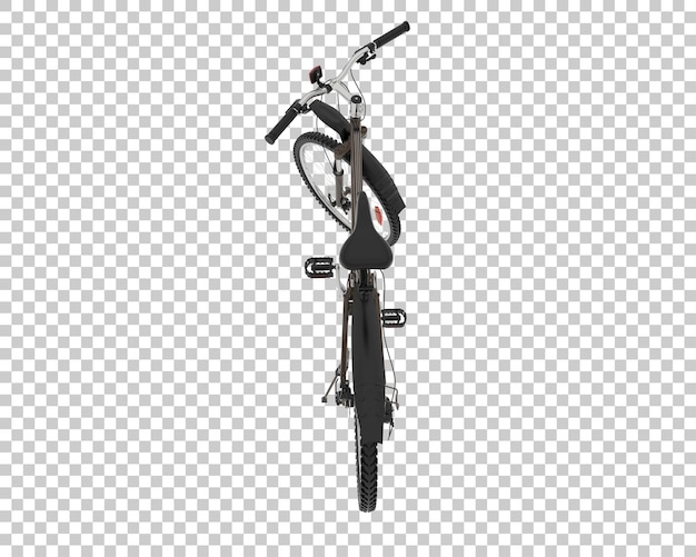 Bicicleta de montaña aislada en un fondo transparente Ilustración de renderización 3D