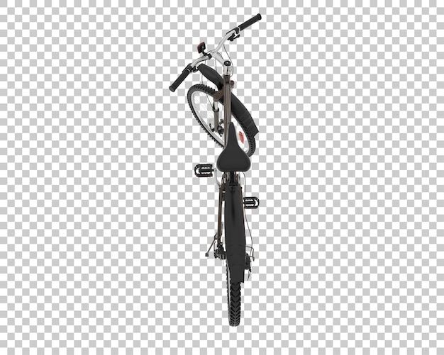 Bicicleta de montaña aislada en un fondo transparente ilustración de renderización 3d