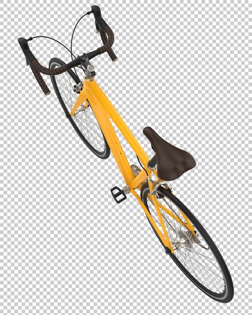 PSD bicicleta rápida na ilustração de renderização 3d de fundo transparente