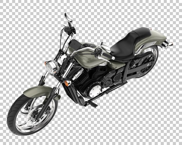 Bicicleta rápida sobre fondo transparente. Representación 3d - ilustración