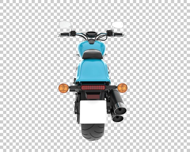 Bicicleta rápida sobre fondo transparente. Representación 3d - ilustración