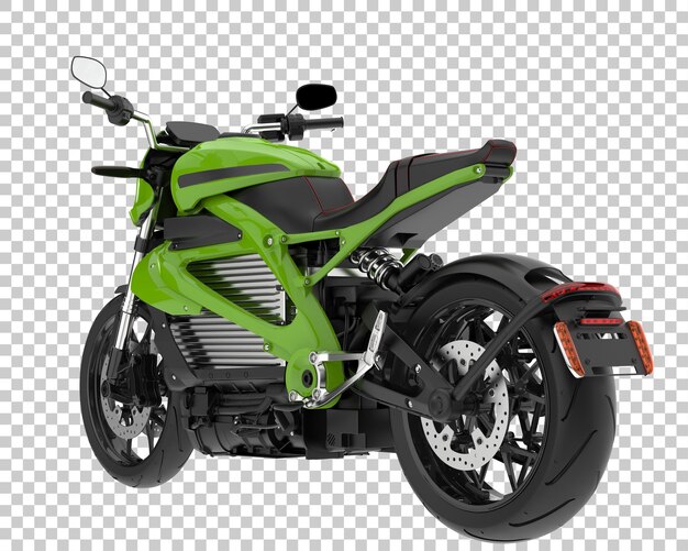 Bicicleta rápida sobre fondo transparente. Representación 3d - ilustración