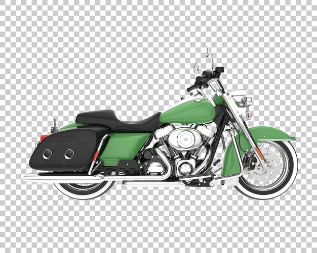 Bicicleta rápida sobre fondo transparente. Representación 3d - ilustración