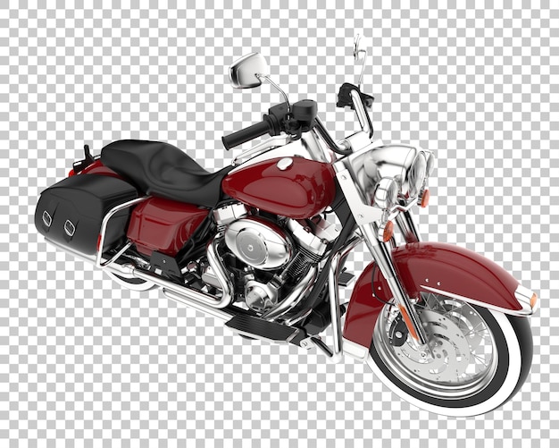 Bicicleta rápida sobre fondo transparente. Representación 3d - ilustración