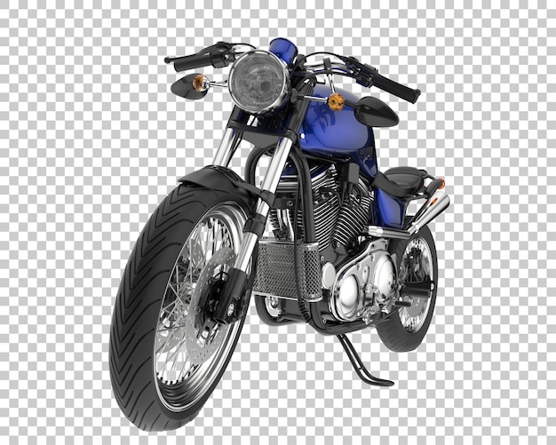 Bicicleta retro sobre fondo transparente. Representación 3d - ilustración