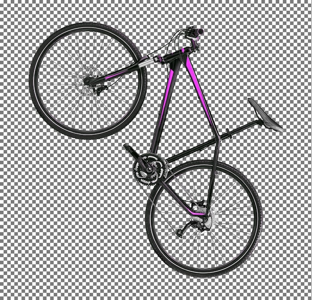 bicicletta da montagna isolata