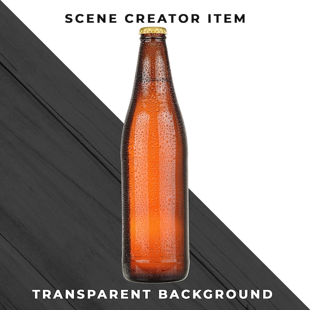 Bier transparent PSD
