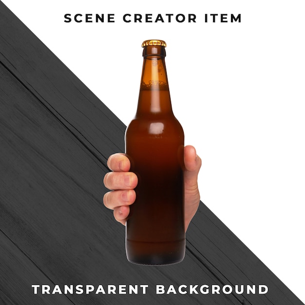 Bier transparent psd