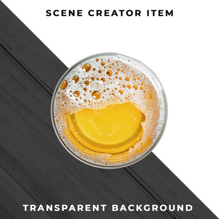 PSD bière transparente psd