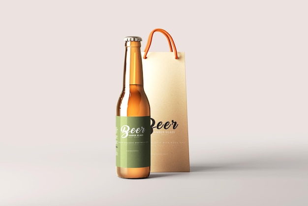 Bierflasche mockup