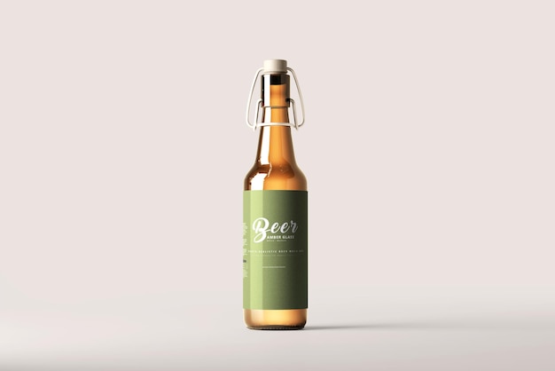 PSD bierflasche mockup