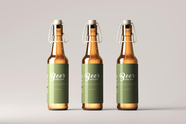 Bierflasche mockup