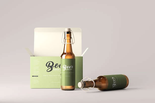 Bierflasche mockup