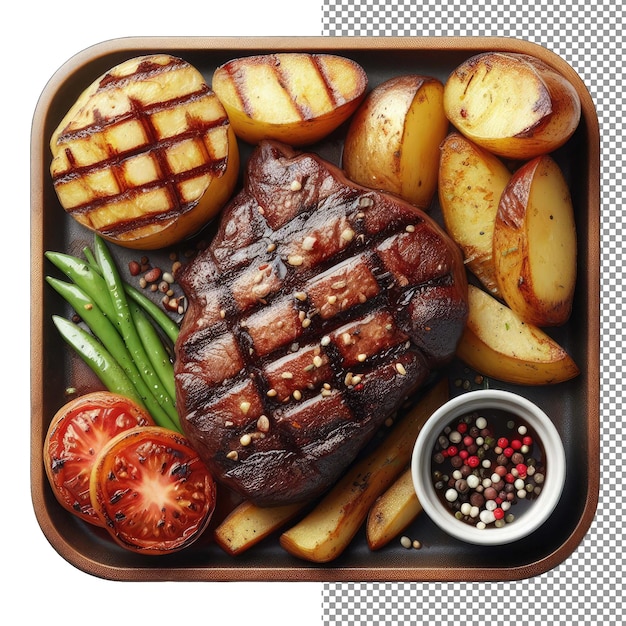 Bife de ribeye com ervas png