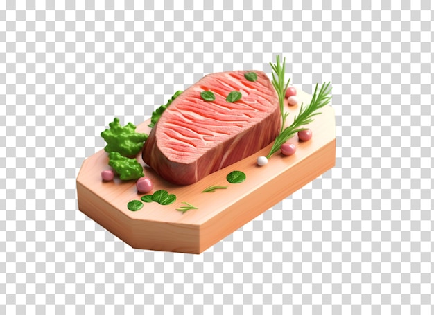 bife isolado em fundo png transparente