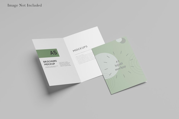 Bifold A5 Brochure Mockup