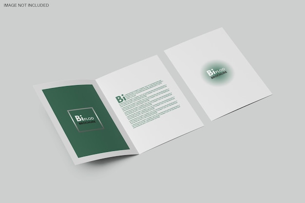 Bifold-Broschüre-Mockup