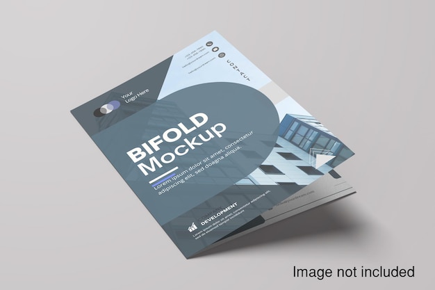 Bifold Mockup Broschüre Mockup