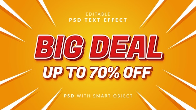 PSD big-deal-texteffekt