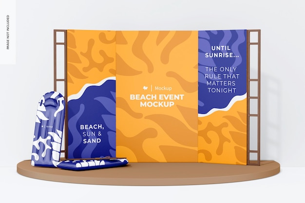 Big Event Backdrop Mockup Vorderansicht