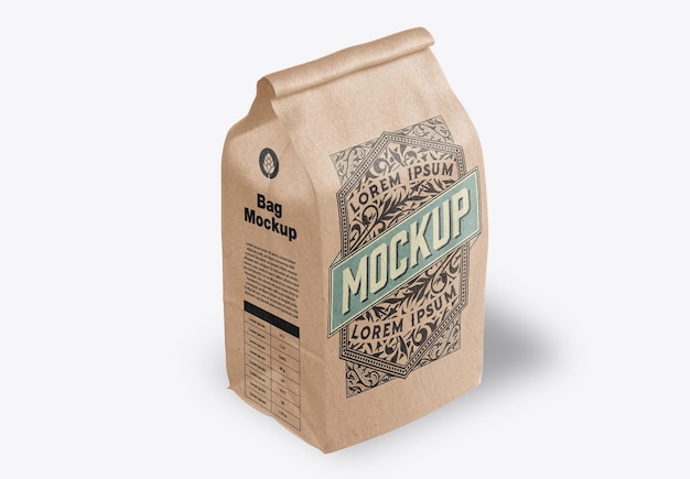 Big Kraft Bag Mockup