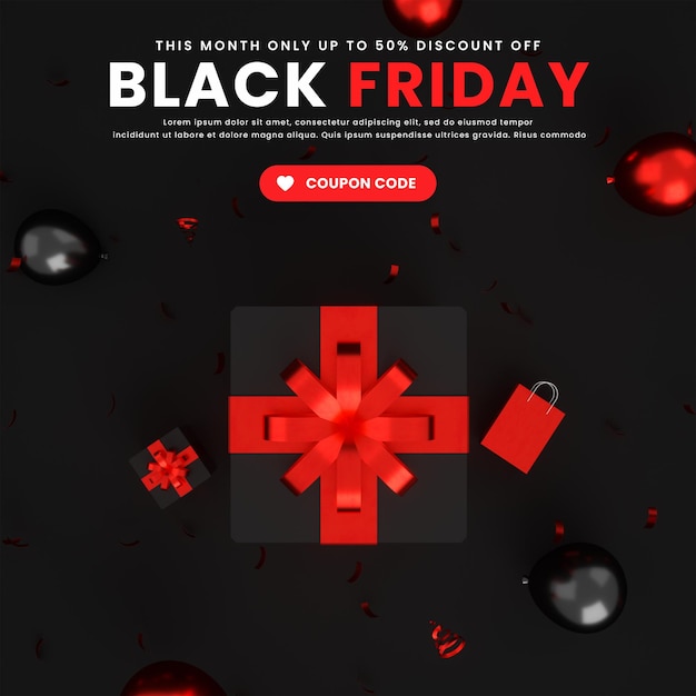 PSD big mega flash super black friday venda banner de postagem de mídia social para promoção de oferta especial