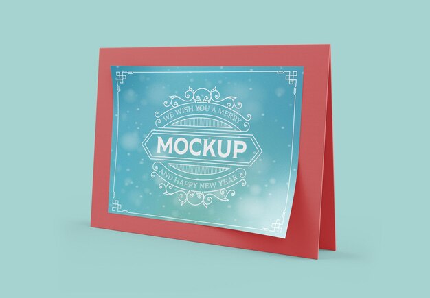 Biglietto d&#39;auguri mockup