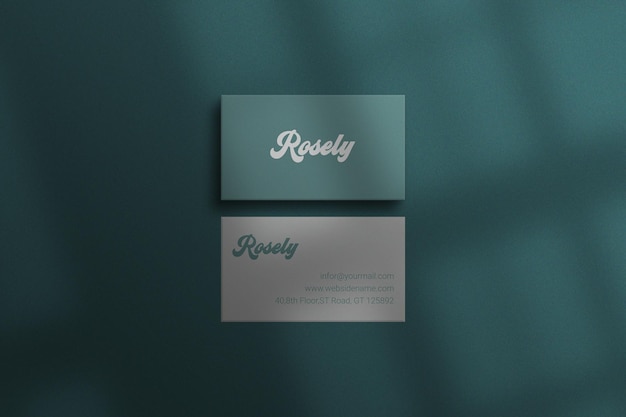 Biglietto da visita Mockup design Photoshop