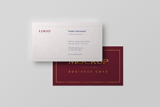 Biglietto da visita Mockup