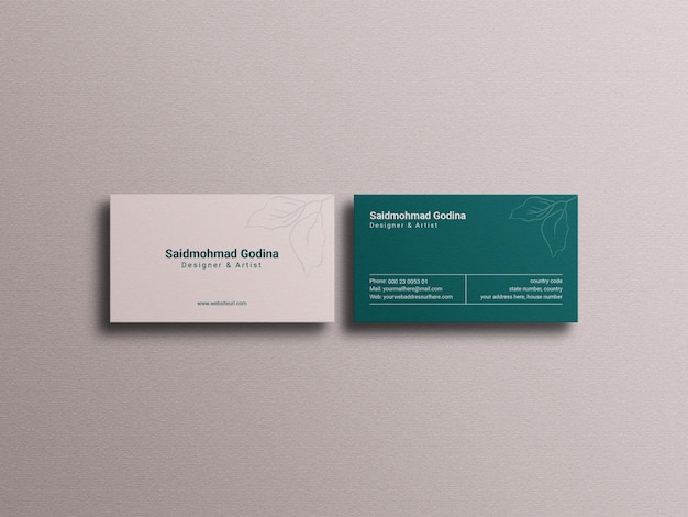 Biglietto da visita Mockup