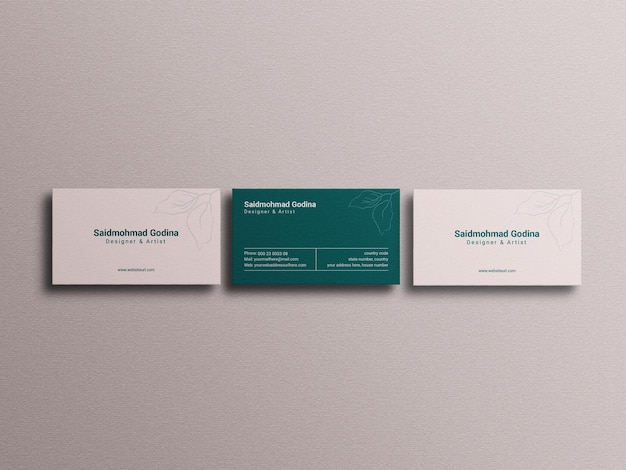 Biglietto da visita Mockup