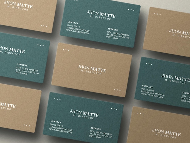 Biglietto da visita Mockup
