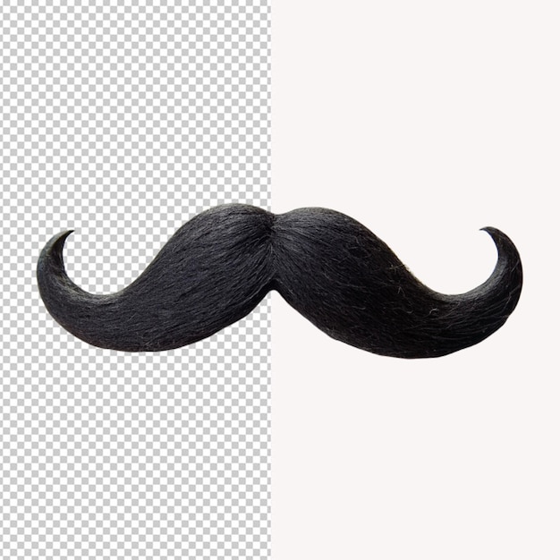 PSD bigode preto png