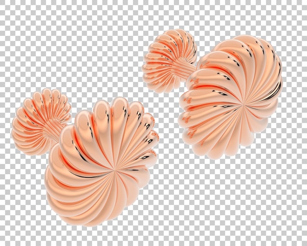 PSD bijoux sur fond transparent illustration de rendu 3d