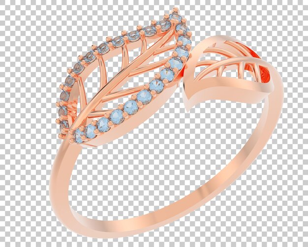 Bijoux Sur Fond Transparent Illustration De Rendu 3d