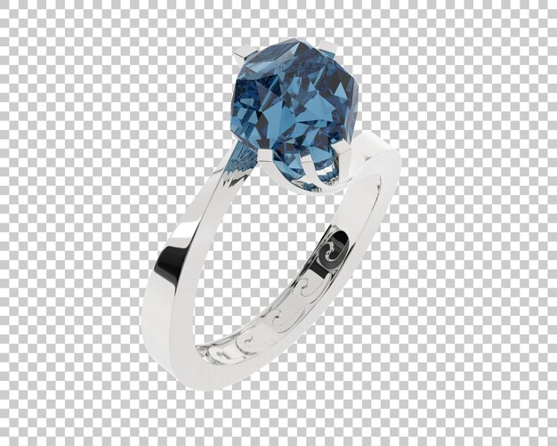 PSD bijoux sur fond transparent illustration de rendu 3d