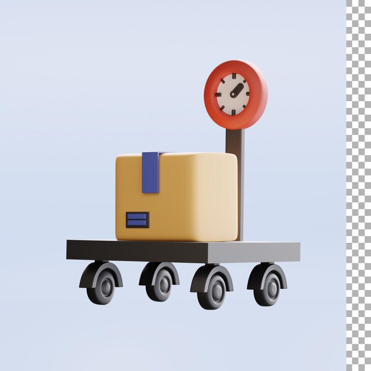 PSD bilancia con box rendering 3d
